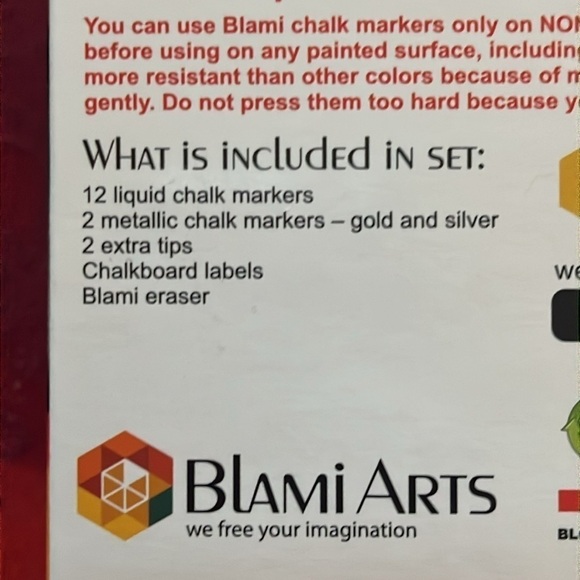 Brand New Set of Liquid Chalk Markers Bright Concentrated Arts Crafts Classroom - Picture 6 of 16